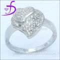 Silver Jewellery Rings Couple Rings Heart Shape Made of 925 Sterling Silver